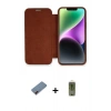 MARSİLYAN™- iPhone 12 Kılıf Siluet Minimal Serisi - Siyah Joko Magic 5D Hayalet Cam + Metal Kamera Lens Koruma Cam - KI