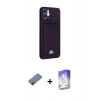 MARSİLYAN™- iPhone 12 Kılıf Vadi Çizgi Prime - Siyah Bilvis 5in1 3D Magic Cam Ekran Koruyucu + Metal Kamera Lens Koruma Cam - KI