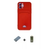 MARSİLYAN™- iPhone 12 Kılıf Vadi Çizgi Prime - Siyah Joko Magic 5D Hayalet Cam + Shine Kamera Lens Koruma Cam - GS