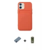 MARSİLYAN™- iPhone 12 Kılıf Vadi Çizgi Prime - Siyah Joko Magic 5D Hayalet Cam + Metal Kamera Lens Koruma Cam - MI