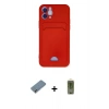 MARSİLYAN™- iPhone 12 Kılıf Vadi Çizgi Prime - Siyah Joko Magic 5D Hayalet Cam + Metal Kamera Lens Koruma Cam - AKYL