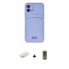 MARSİLYAN™- iPhone 12 Kılıf Vadi Çizgi Prime - Siyah Joko Magic 5D Hayalet Cam + Renkli Kamera Lens Koruma Cam - SI