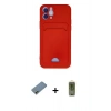 MARSİLYAN™- iPhone 12 Kılıf Vadi Çizgi Prime - Siyah Joko Magic 5D Hayalet Cam + Shine Kamera Lens Koruma Cam - GD
