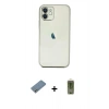 MARSİLYAN™- iPhone 12 Kılıf Vadi Minimal - Siyah Joko Magic 5D Hayalet Cam + Shine Kamera Lens Koruma Cam - GS