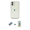 MARSİLYAN™- iPhone 12 Kılıf Vadi Minimal - Siyah Polymer Nano Ekran Koruyucu + Shine Kamera Lens Koruma Cam - GI