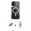 MARSİLYAN™- iPhone 12 Kılıf Yadigar Klasik Özel Seri - Şeffaf Pasifik Cam Ekran Koruyucu + Metal Kamera Lens Koruma Cam - GD