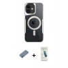MARSİLYAN™- iPhone 12 Kılıf Yadigar Klasik Özel Seri - Şeffaf Pasifik Cam Ekran Koruyucu + Shine Kamera Lens Koruma Cam - GS