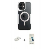 MARSİLYAN™- iPhone 12 Kılıf Yadigar Klasik Özel Seri - Şeffaf Pasifik Cam Ekran Koruyucu + Renkli Kamera Lens Koruma Cam - TU