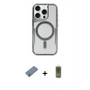 MARSİLYAN™- iPhone 12 Kılıf Yadigar Klasik Özel Seri - Siyah Joko Magic 5D Hayalet Cam + Metal Kamera Lens Koruma Cam - GD