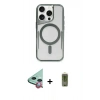 MARSİLYAN™- iPhone 12 Kılıf Yadigar Klasik Özel Seri - Siyah Joko Magic 5D Hayalet Cam + Raze Metal Kamera Lens - KI