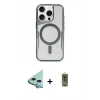 MARSİLYAN™- iPhone 12 Kılıf Yadigar Klasik Özel Seri - Siyah Joko Magic 5D Hayalet Cam + Raze Metal Kamera Lens - MI