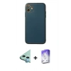 MARSİLYAN™- iPhone 12 Kılıf Yadigar Klasik - Siyah Bilvis 5in1 3D Magic Cam Ekran Koruyucu + Raze Metal Kamera Lens - MI