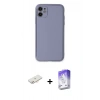 MARSİLYAN™- iPhone 12 Kılıf Yadigar Klasik - Siyah Bilvis 5in1 3D Magic Cam Ekran Koruyucu + Renkli Kamera Lens Koruma Cam - YL