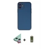 MARSİLYAN™- iPhone 12 Kılıf Yadigar Klasik - Siyah Joko Magic 5D Hayalet Cam + Raze Metal Kamera Lens - KI