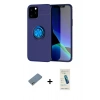 MARSİLYAN™- iPhone 12 Kılıf Yankı Form Prime - Şeffaf Pasifik Cam Ekran Koruyucu + Shine Kamera Lens Koruma Cam - GS