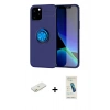 MARSİLYAN™- iPhone 12 Kılıf Yankı Form Prime - Şeffaf Pasifik Cam Ekran Koruyucu + Renkli Kamera Lens Koruma Cam - TU