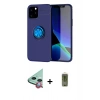 MARSİLYAN™- iPhone 12 Kılıf Yankı Form Prime - Siyah Joko Magic 5D Hayalet Cam + Raze Metal Kamera Lens - KI