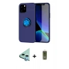 MARSİLYAN™- iPhone 12 Kılıf Yankı Form Prime - Siyah Joko Magic 5D Hayalet Cam + Raze Metal Kamera Lens - MI