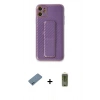 MARSİLYAN™- iPhone 12 Kılıf Yörünge Yansıma - Siyah Joko Magic 5D Hayalet Cam + Shine Kamera Lens Koruma Cam - MI