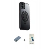 MARSİLYAN™- iPhone 12 Kılıf Zirve Çizgi Prime - Şeffaf Pasifik Cam Ekran Koruyucu + Metal Kamera Lens Koruma Cam - AKYL