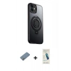 MARSİLYAN™- iPhone 12 Kılıf Zirve Çizgi Prime - Şeffaf Pasifik Cam Ekran Koruyucu + Shine Kamera Lens Koruma Cam - GS