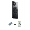 MARSİLYAN™- iPhone 12 Kılıf Zirve Çizgi Prime - Şeffaf Pasifik Cam Ekran Koruyucu + Shine Kamera Lens Koruma Cam - SABE