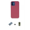 MARSİLYAN™- iPhone 12 Kılıf Zirve Modern Özel Seri - Siyah Joko Magic 5D Hayalet Cam + Shine Kamera Lens Koruma Cam - GS