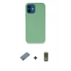 MARSİLYAN™- iPhone 12 Kılıf Zirve Modern Özel Seri - Siyah Joko Magic 5D Hayalet Cam + Shine Kamera Lens Koruma Cam - GS