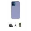 MARSİLYAN™- iPhone 12 Kılıf Zirve Modern Özel Seri - Siyah Joko Magic 5D Hayalet Cam + Kamera Lens Koruma Cam - SF