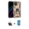 MARSİLYAN™- iPhone 12 Mini Kılıf Ahenk Klasik Koleksiyonu - Şeffaf Royal Nano Ekran Koruyucu + Kamera Lens Koruma Cam - SF