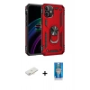 MARSİLYAN™- iPhone 12 Mini Kılıf Ahenk Klasik Koleksiyonu - Şeffaf Royal Nano Ekran Koruyucu + Renkli Kamera Lens Koruma Cam - YL
