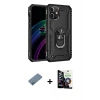 MARSİLYAN™- iPhone 12 Mini Kılıf Ahenk Klasik Koleksiyonu - Şeffaf Temperli Cam Ekran Koruyucu + Shine Kamera Lens Koruma Cam - MI