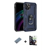MARSİLYAN™- iPhone 12 Mini Kılıf Ahenk Klasik Koleksiyonu - Şeffaf Temperli Cam Ekran Koruyucu + Shine Kamera Lens Koruma Cam - GS