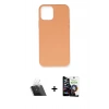 MARSİLYAN™- iPhone 12 Mini Kılıf Ahenk Serisi - Şeffaf Temperli Cam Ekran Koruyucu + Kamera Lens Koruma Cam - SF