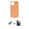 MARSİLYAN™- iPhone 12 Mini Kılıf Ahenk Serisi - Şeffaf Temperli Cam Ekran Koruyucu + Shine Kamera Lens Koruma Cam - GI