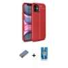 MARSİLYAN™- iPhone 12 Mini Kılıf Doruk Klasik Özel Seri - Şeffaf Royal Nano Ekran Koruyucu + Shine Kamera Lens Koruma Cam - SABE