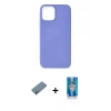 MARSİLYAN™- iPhone 12 Mini Kılıf Kozmos Yansıma Özel Seri - Şeffaf Royal Nano Ekran Koruyucu + Shine Kamera Lens Koruma Cam - GI