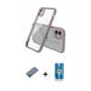 MARSİLYAN™- iPhone 12 Mini Kılıf Nova Asil Özel Seri - Şeffaf Royal Nano Ekran Koruyucu + Shine Kamera Lens Koruma Cam - GD