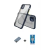 MARSİLYAN™- iPhone 12 Mini Kılıf Nova Asil Özel Seri - Şeffaf Royal Nano Ekran Koruyucu + Shine Kamera Lens Koruma Cam - GD