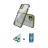 MARSİLYAN™- iPhone 12 Mini Kılıf Nova Asil Özel Seri - Şeffaf Royal Nano Ekran Koruyucu + Raze Metal Kamera Lens - MI