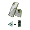 MARSİLYAN™- iPhone 12 Mini Kılıf Nova Asil Özel Seri - Siyah 360 Mat Full Body Arka Koruyucu + Raze Metal Kamera Lens - MI