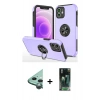 MARSİLYAN™- iPhone 12 Mini Kılıf Odak Form Prime - Şeffaf 360 Full Body Arka Koruyucu + Raze Metal Kamera Lens - YL