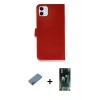 MARSİLYAN™- iPhone 12 Mini Kılıf Siluet Işık Serisi - Şeffaf 360 Full Body Arka Koruyucu + Shine Kamera Lens Koruma Cam - GD