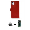 MARSİLYAN™- iPhone 12 Mini Kılıf Siluet Işık Serisi - Şeffaf 360 Full Body Arka Koruyucu + Şeffaf Kamera Lens Koruma Cam