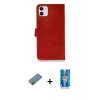 MARSİLYAN™- iPhone 12 Mini Kılıf Siluet Işık Serisi - Şeffaf Royal Nano Ekran Koruyucu + Shine Kamera Lens Koruma Cam - GD