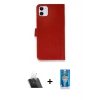 MARSİLYAN™- iPhone 12 Mini Kılıf Siluet Işık Serisi - Şeffaf Royal Nano Ekran Koruyucu + Kamera Lens Koruma Cam - SF