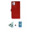 MARSİLYAN™- iPhone 12 Mini Kılıf Siluet Işık Serisi - Şeffaf Royal Nano Ekran Koruyucu + Raze Metal Kamera Lens - MI
