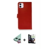 MARSİLYAN™- iPhone 12 Mini Kılıf Siluet Işık Serisi - Şeffaf Temperli Cam Ekran Koruyucu + Raze Metal Kamera Lens - KI