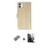 MARSİLYAN™- iPhone 12 Mini Kılıf Siluet Işık Serisi - Şeffaf Temperli Cam Ekran Koruyucu + Shine Kamera Lens Koruma Cam - GI