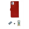 MARSİLYAN™- iPhone 12 Mini Kılıf Siluet Işık Serisi - Siyah Polymer Nano Ekran Koruyucu + Shine Kamera Lens Koruma Cam - GS